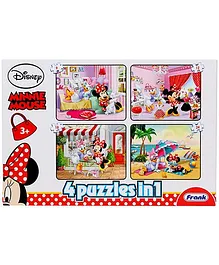 Frank Minnie Mouse 4 In 1 Puzzle Set 