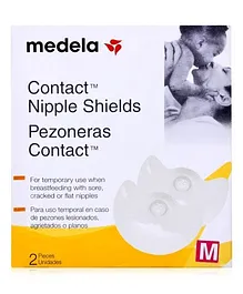 Medela Contact Nipple Shields Size M - Pack of 2