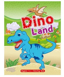 Art Factory Dino Land Magical 5 in 1 Colouring Book