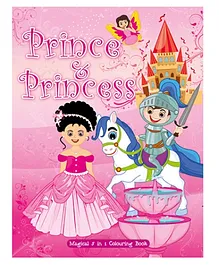 Art Factory Prince And Princess Magical 5 in 1 Coloring Book