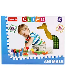 Funskool Clipo Animals - 39 Pieces