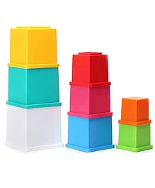 Funskool Giggles Stacking 8 Cubes - Multicolor