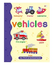 Art Factory Vehicle Pre School Book - Vehicile