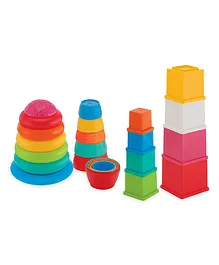 Giggles Stack N Nest Toy Set 3 in 1 - Multi Color