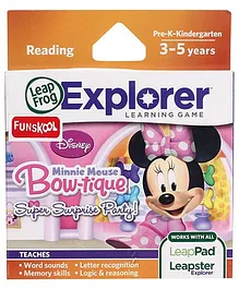 Leap Frog Explorer Learning Game Minnie Mouse Bowtique