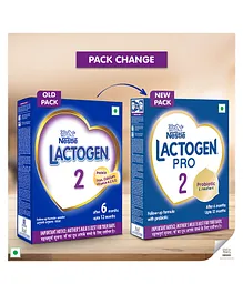 Nestle Lactogen 2 Follow Up Formula Powder After 6 months Stage 2 - 400 gm Bag In Box Pack