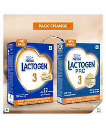 Nestle LACTOGEN Pro 3, Follow-up Formula Powder, After 12 Months Up to 18 Months Bag-In-Box Pack - 400 g