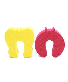 Cutez Door Guards Yellow And Red - Pack Of 2 