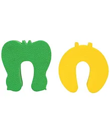 Cutez Door Guards Small Green And Yellow - 2 Pieces