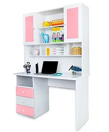 Alex Daisy Wooden Study Table French - Pink