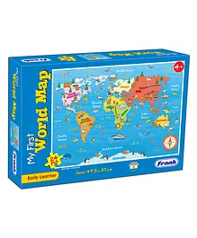 Frank My First World Map Puzzle - 24 Pieces