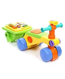 Tomy Funskool Toddle Activity Walker And Ride On - Multi Color