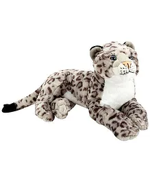 Wild Republic Lying Snow Leopard Soft Toy White - 40 cm