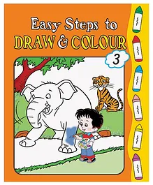 Easy Steps To Draw And Colour Book 3 - English