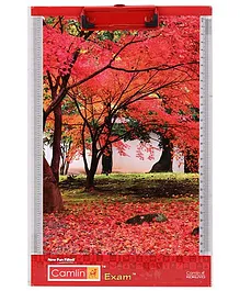 Camlin Exam Pad Tree Print - Red
