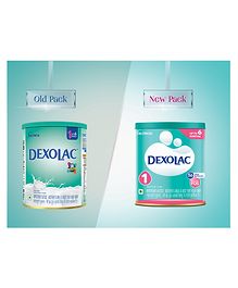 Dexolac Stage 1 Infant Formula for 0-6 Months - Calcium, Magnesium & Vitamin D Enriched Milk Powder, 400g Tin