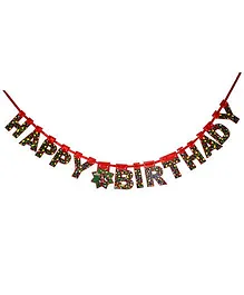 Disney Mickey Mouse & Friends Happy Birthday Die-Cut Banner - Red