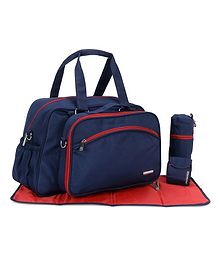 My Milestones Diaper Bag Duo Detach - Navy Blue