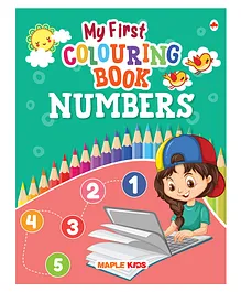 Colouring Book Numbers - English