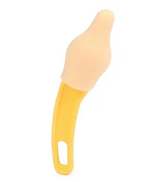 Pigeon Brush For Stretchable Silicone Nipple - Yellow