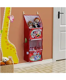 Minnie Mouse Multipurpose Foldable Hanging Rack - Red