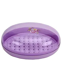 Oval Shape Soap Case - Purple