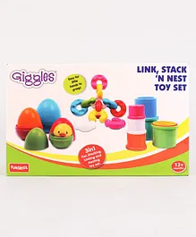 Giggles Funskool Link Stack N Nest Toy Set