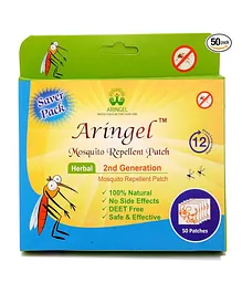 Aringel Second Generation Herbal Mosquito Repellent Patch - 50 Patches