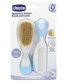 Chicco Brush And Comb Set - Light Blue