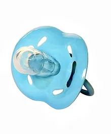 Small Wonder Soother With Liquid Silicone Bulb - Blue