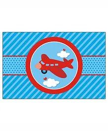Prettyurparty Airlines Table Mats- Blue