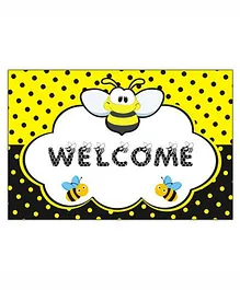 Prettyurparty Bumble Bee Entrance Banner/Door Sign- Black and Yellow