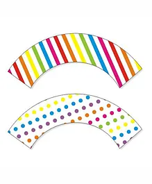 Prettyurparty Candy Shoppe Cupcake Wrappers- Multi color