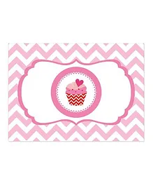 Prettyurparty Cupcake Table Mats Pink - Pack Of 6