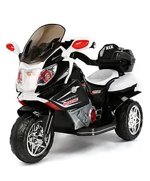 Marktech Motor Bike Battery Operated Ride On - White And Black 