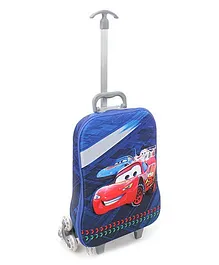 Bags & Baggage Trolley Bag Small Bag And Pouch Blue - 15 Inches