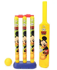 Disney Mickey Mouse Cricket Set (Color & Print May Vary)