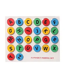 Little Genius Wooden Alphabet Pairing Set Capital-to-Small - Multicolor