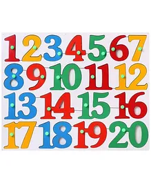 Little Genius - Wooden Counting Tray Puzzle 1-20