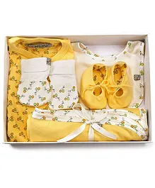 Mi Dulce An'ya Organic Cotton Gift Set Pack of 5 - Yellow