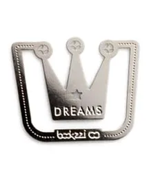 EZ Life Dreams Crown Bookmark - Silver