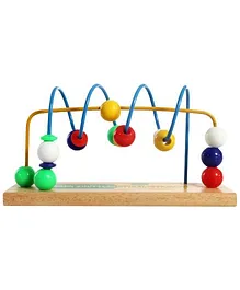 Little Genius Wooden Beads Shuttles - Multicolour