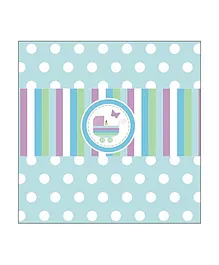 Prettyurparty Baby Shower Themed Chocolate Wrappers - Blue