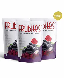 Frubites Snacks Black Plum Pack of 3 - 20 gm each