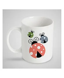 Stybuzz Kids Ceramic Mug Ladybug Print Multicolor - 300 ml