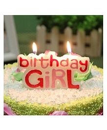 Funcart Glitter Birthday Pick Candle - Pink