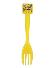 Funcart Colorful Balloons Theme Forks Yellow - Pack of 6