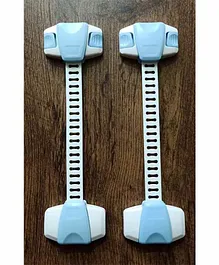 Blossom Adjustable Multi Utility Latch Pack of 2 - Blue