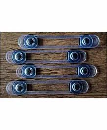 Blossom Child Proofing Multi Utility Waterproof Latch Pack of 4 - Black