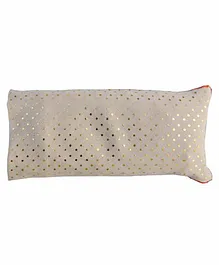 Kanyoga Organic Flaxseed Filled Anti Stress Eye Pillow Dot Print - White  